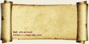 Tamara Živanović vizit kartica